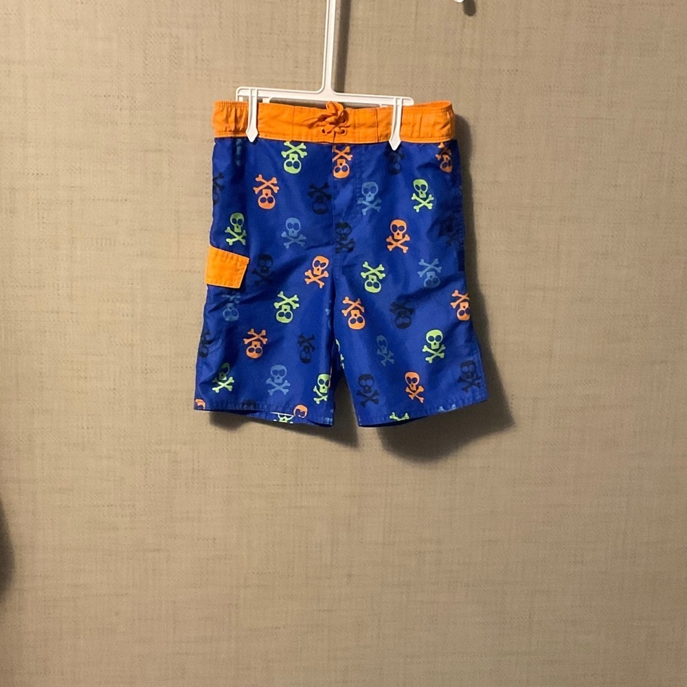 Arizona Jean Company Kids Blue and Orange Casual Shorts